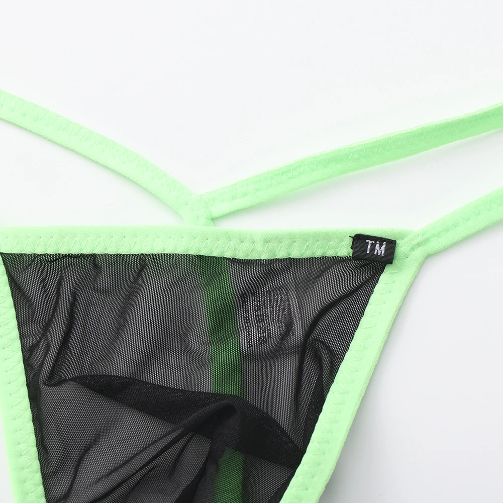 

Men Mesh Pouch Japanese Thongs G-Strings Transparent Unisex Panties Breathable Lingerie Ultra Hot Gay Briefs Underwear For Man