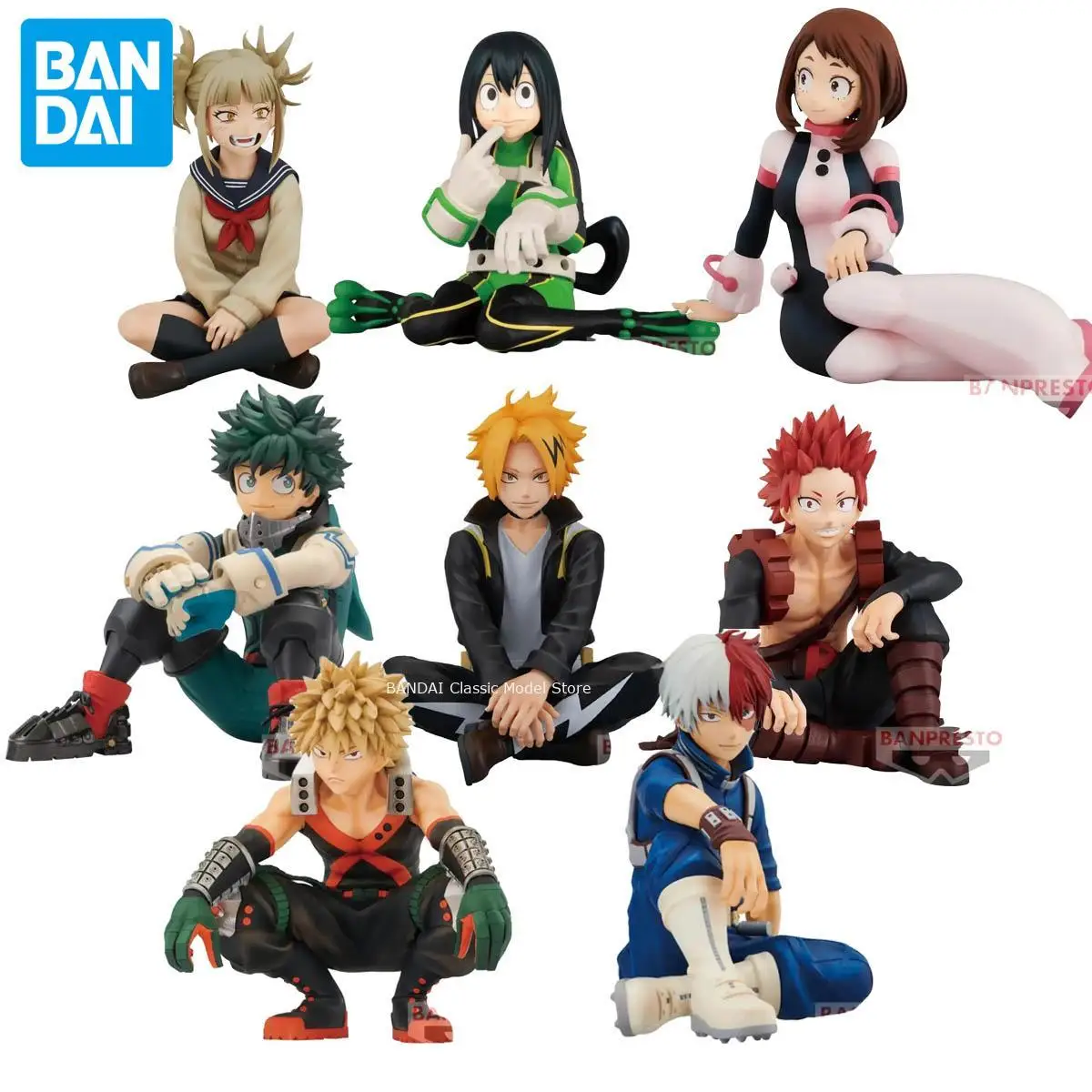 Genuine Official Banpresto My Hero Academia Midoriya Izuku Bakugou Katsuki Ochaco Uraraka Figure Anime Collectible Boxed Model