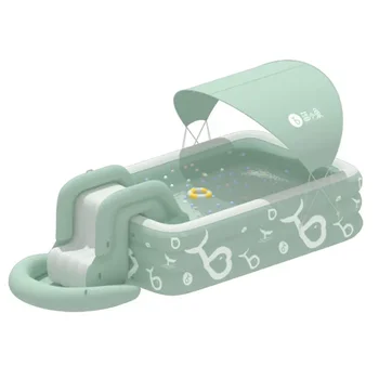 MOEYE outdoor automatic inflatable swimming pool inflatable children swimming pool with rain canopy courtyard