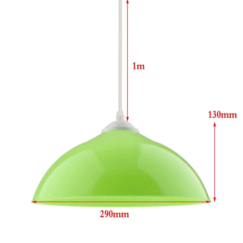 PVC Pendant Light Shade Drum Semi Circular Lamp Cover for Ceiling Light Fixture Corridor Cafe Restaurant Bar