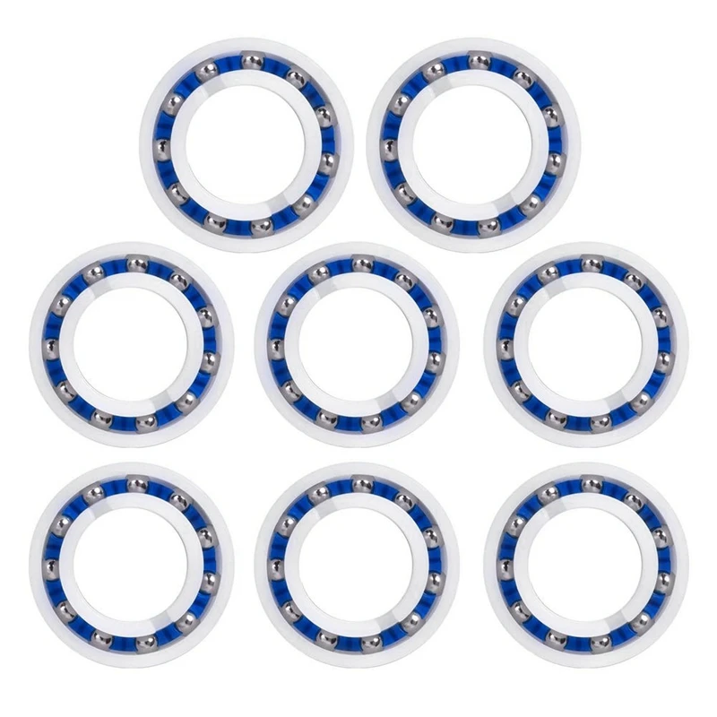 8 Piece Bearing Replacement Wheel 9-100-1108 Replacement Parts For Polaris Pool Cleaner 360 380