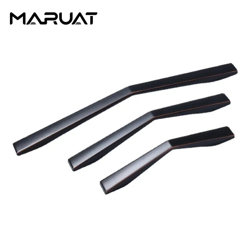 Zinc Alloy Wardrobe Cabinet Door Curved Handle Wardrobe Handle Hardware Furniture Bedside Cabinet Drawer Door Handle