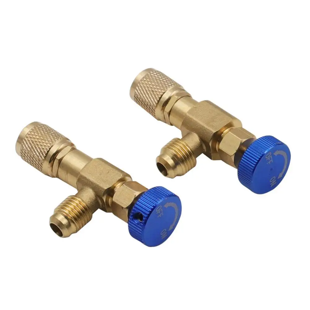 1Pcs Air Conditioning Refrigerant Safety Valve R410A R22 1/4 \