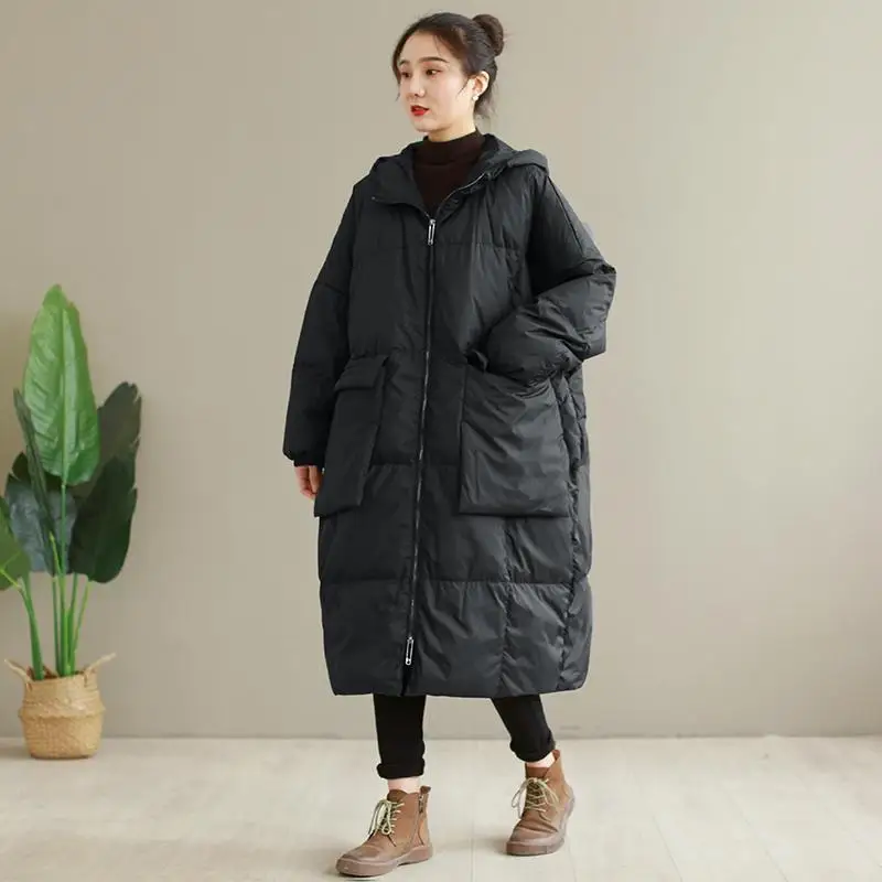 

Autumn and Winter New Women's Down Cotton Jacket Oversized Windproof Pike Jacket