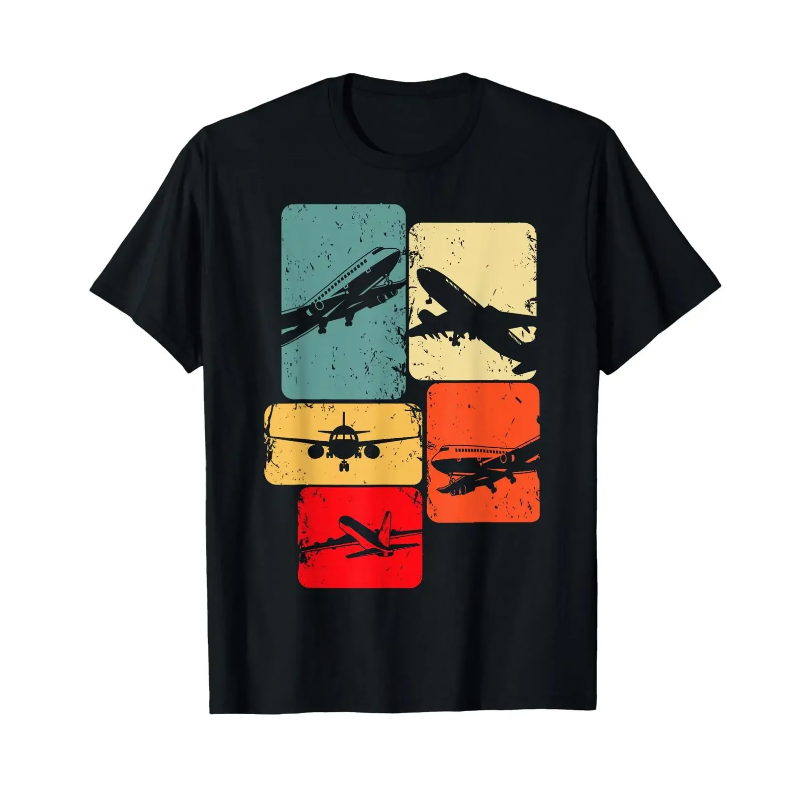 Aeroplane Pilot Men's Children's Boys' T Shirt vintage Washed streetwear Casual Breathable graphic Comfortable Slightly Stylish