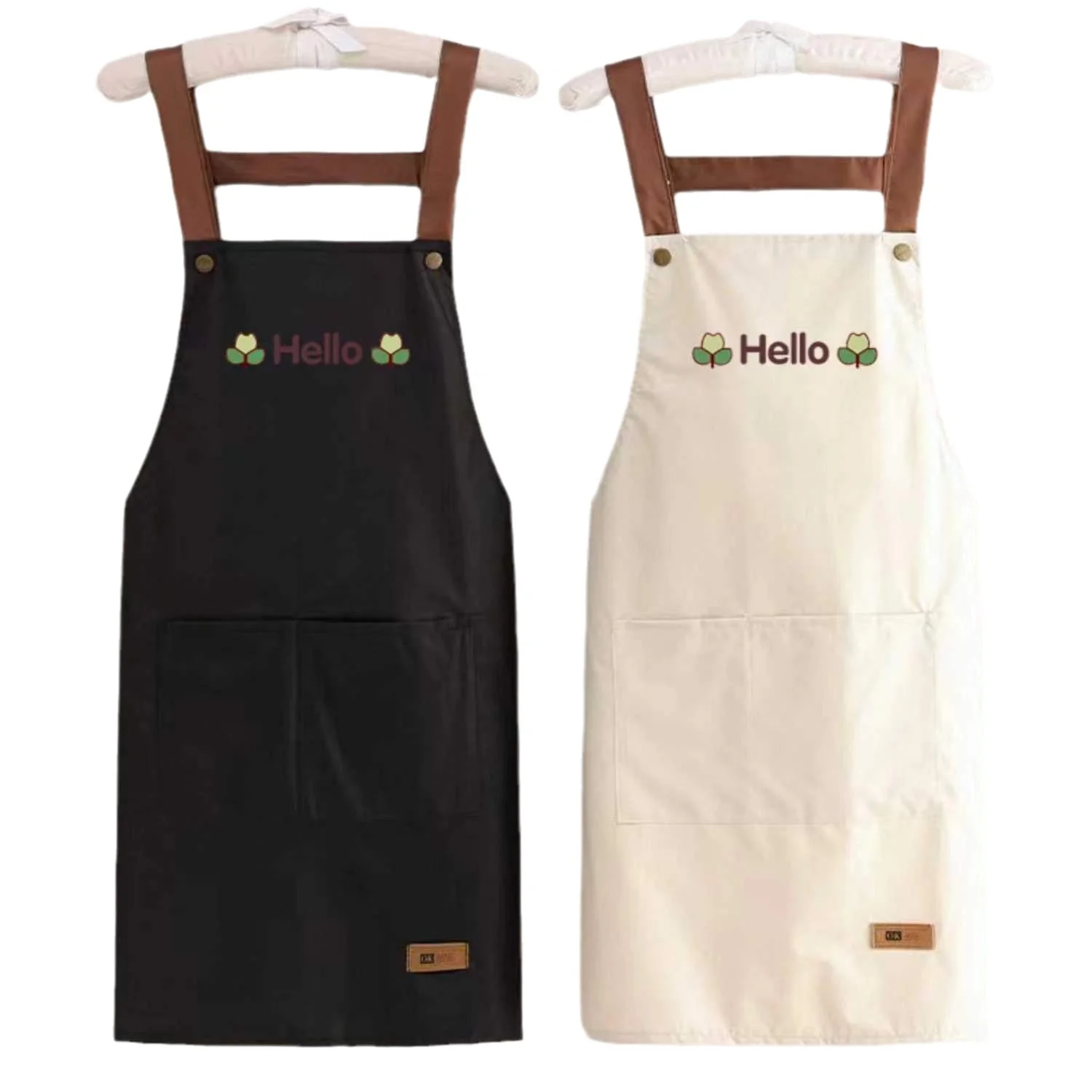 Waterproof Oil-proof Apron Adult Sleeveless Apron Household Summer Apron Premium Feeling Household Waterproof Oil-proof Bibs