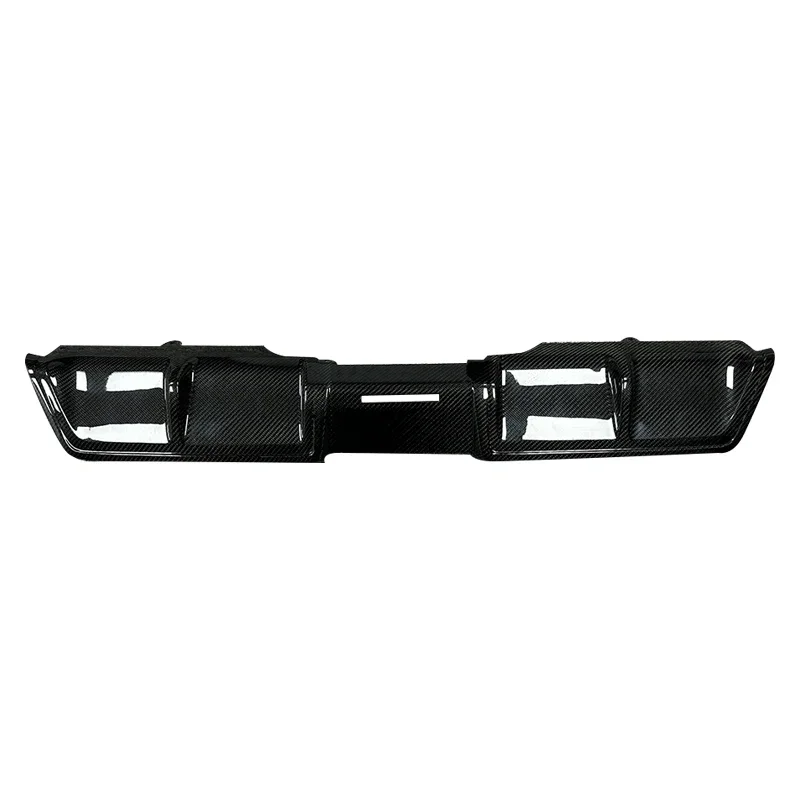 For BMW G09 XM 50e 2022-2026 Dry Carbon Fiber OEM Style Rear Back Lower Bumper Lip Diffuser Guard Cover Protector 51129450901