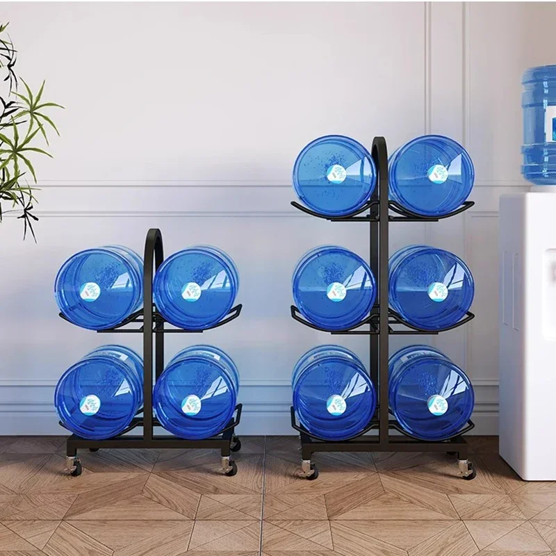 

Bucket rack size Mineral water storage Office barrel rack Convenience store purified water rack