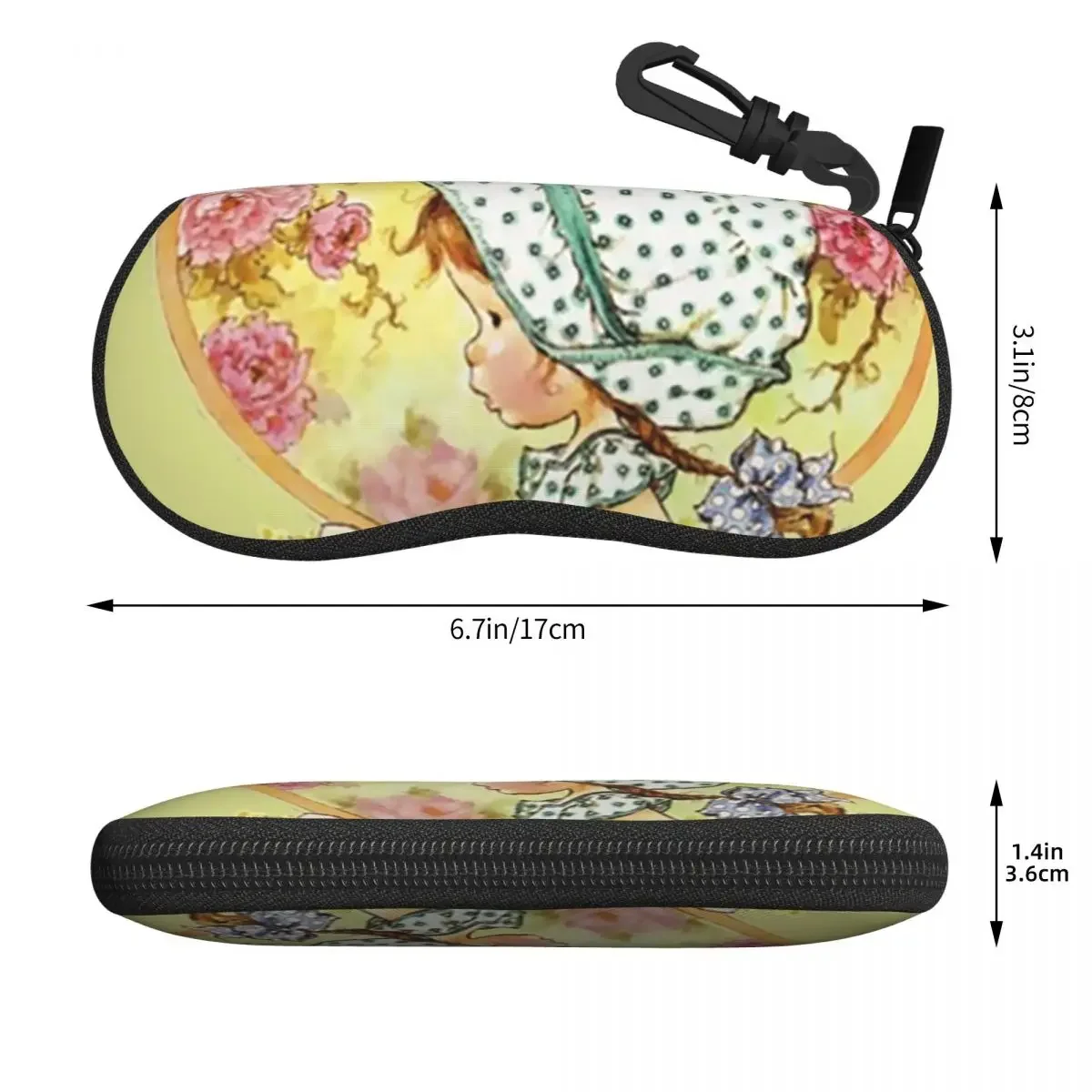 Kawaii Sarah Kay Shell Glasses Case Protector Sunglasses Box Women Men Soft Eyeglass Bag Pouch