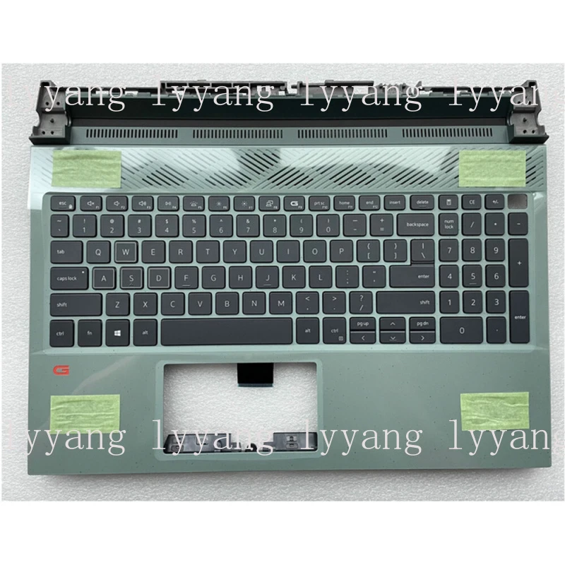

f FOR Dell G15 5510 5511 Laptop Keyboard Palmrest with RGB Backlight 04CKKP 4CKKP