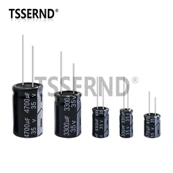 35V Aluminum Electrolytic Capacitor 10UF 22UF 47UF 100UF 220UF 470UF 680UF 1000UF 2200UF 3300UF 4700UF 10000UF 22000UF 47000UF