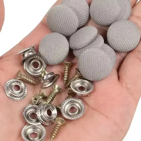 자동 헤드 라이너 수리 패스너 스냅 리벳 범용 자동차 지붕 리테이너 핀 금속 패브릭 버클 인테리어 천장 고정 키트