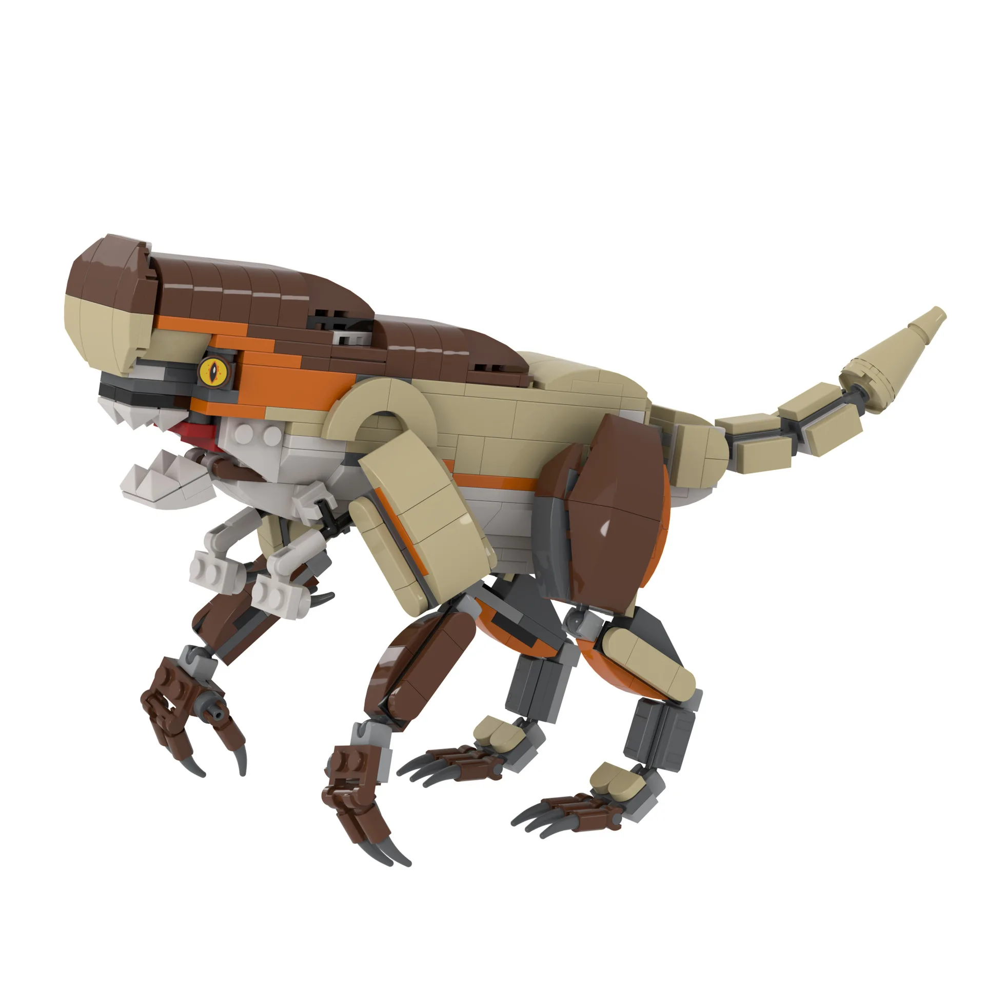 CLASSIC Jurassic ไดโนเสาร์ World Park Deformed Dragon สัตว์กินเนื้อ Monster บล็อกอาคารทีวีภาพยนตร์ IP Desktop ตุ๊กตาตุ๊กตาของเล่น