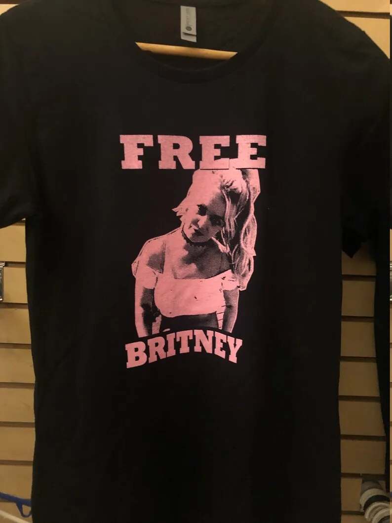 FREE BRITNEY Screen Printed t shirt Women's and Men's Sizes Britney Spears oops I did it again