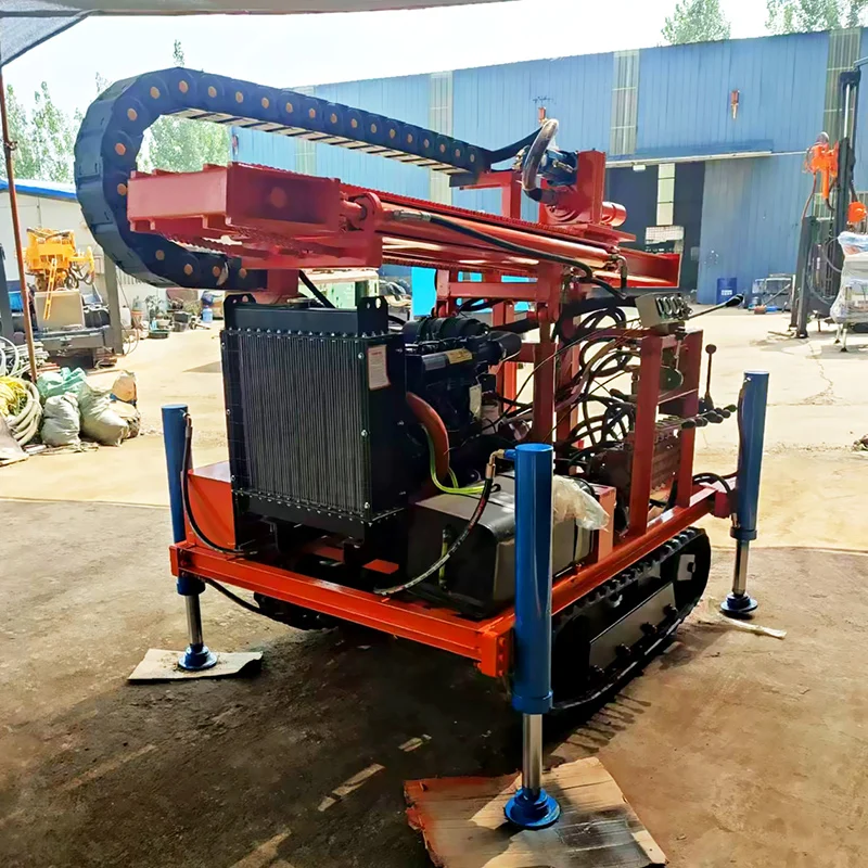 맞춤형 180m 200m 우물 시추기 유압 디젤 엔진 수중 시추기 수중 시추 장비