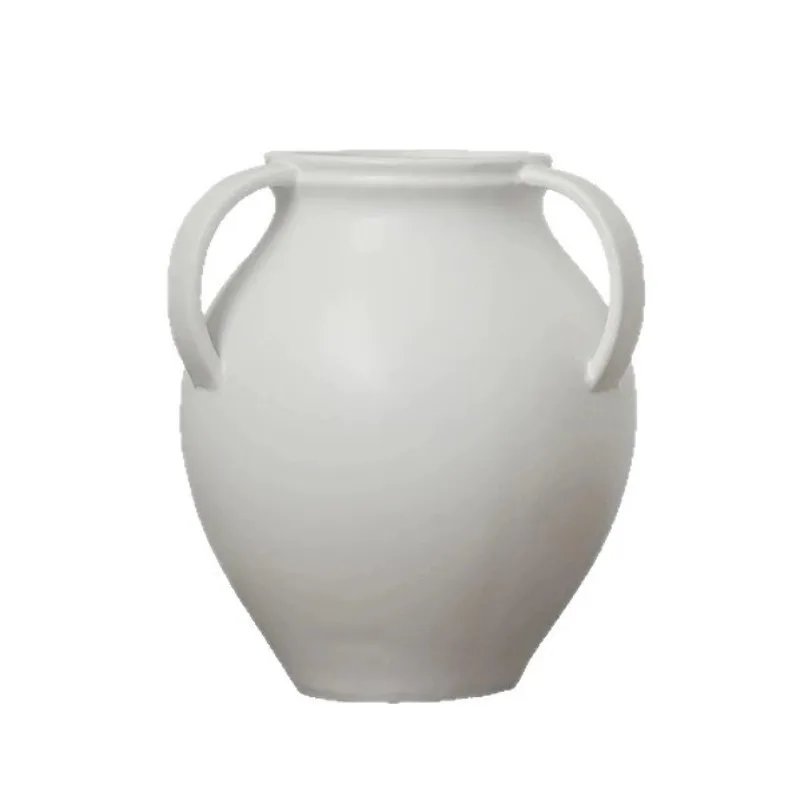 Minimalist Ceramic Vase, Elegant Floral Holder, Unique Table Ornament for Home Indoor Flower Arrangement