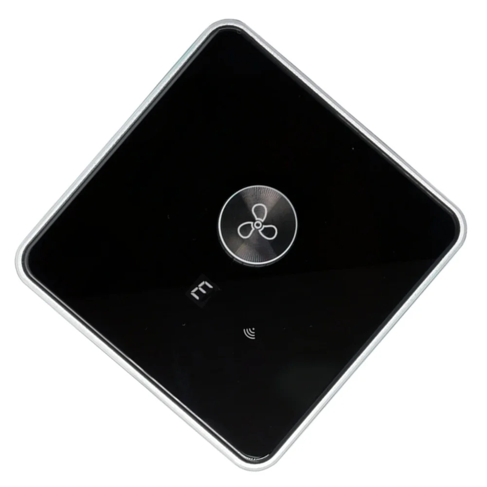 For Zigbee 2.4GHz Smart Fan Controller with 5-Speed Digital Interface for Tuya Ecosystem and Multi-Platform Voice