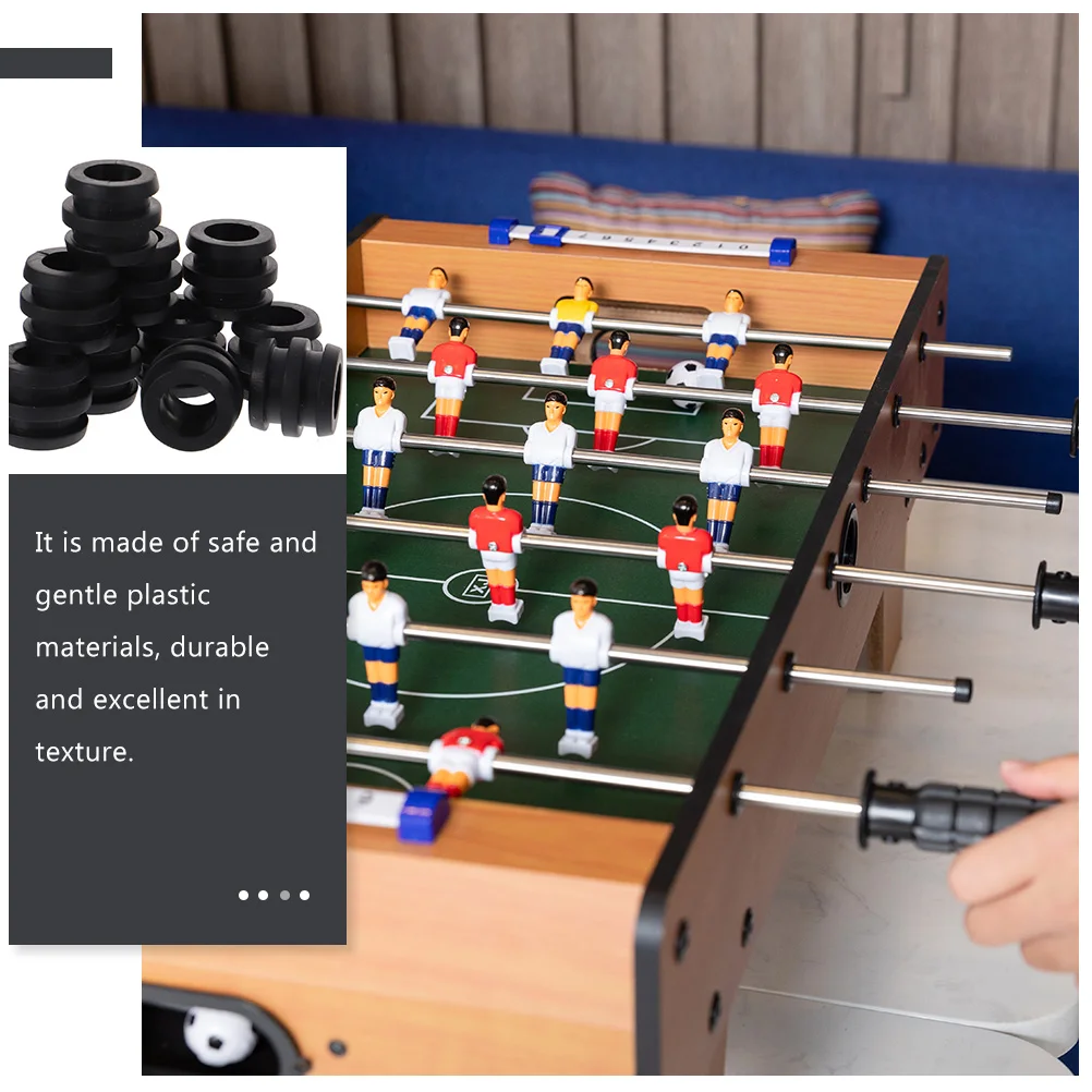 

15Pcs Foosball Plastic Bushings Durable Table Football Bearing Rods Replacement Accessories Table Football Supplies