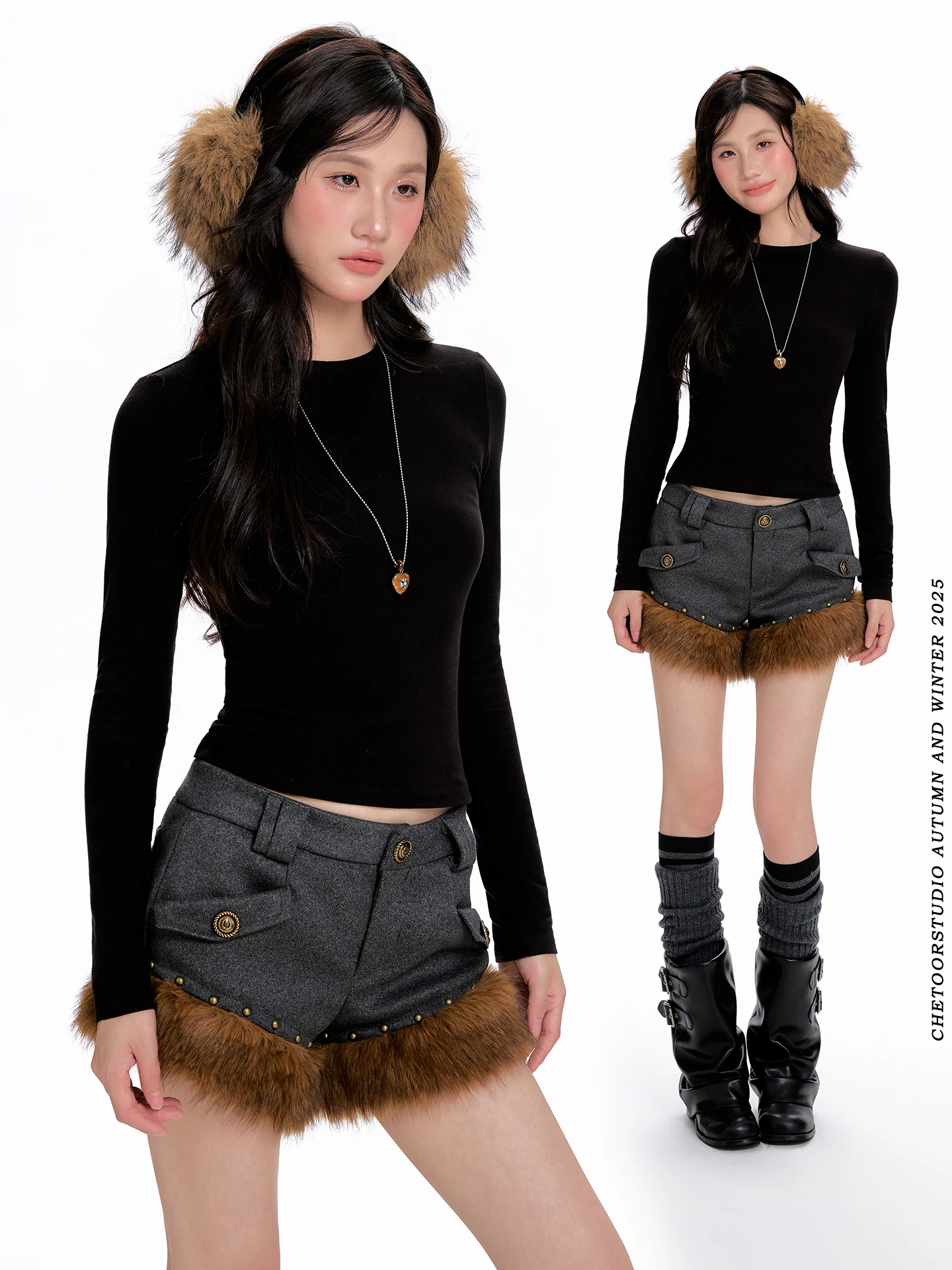 

Женская облегающая футболка Long Sve Fce Basic Sle, осенне-зимний термостойкий базовый слой, универсальный повседневный топ Faion