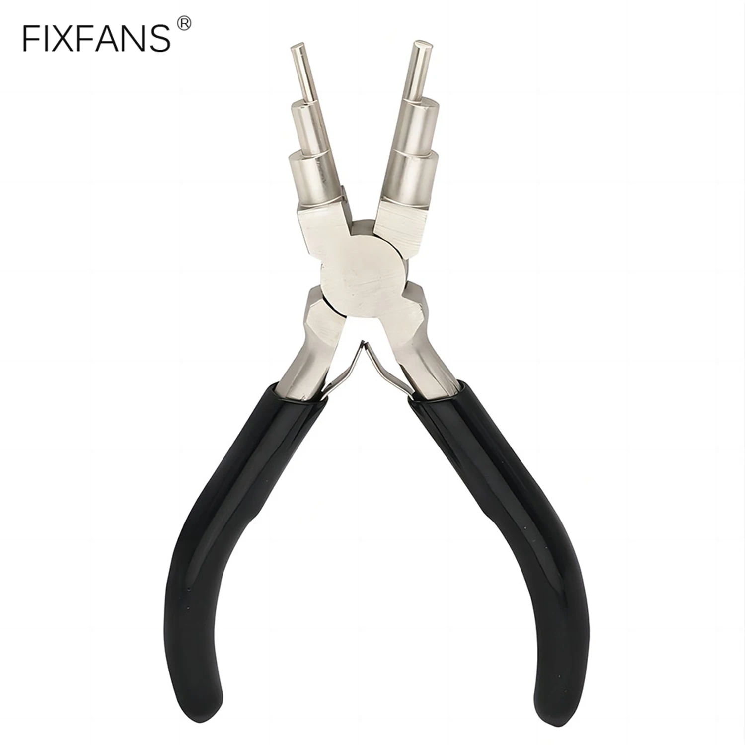 3mm to 10mm Loops Precision Round Nose Pliers 6-Step Wire Looping Pliers for Beading Wire Forming Jewelry Making Craft Tool