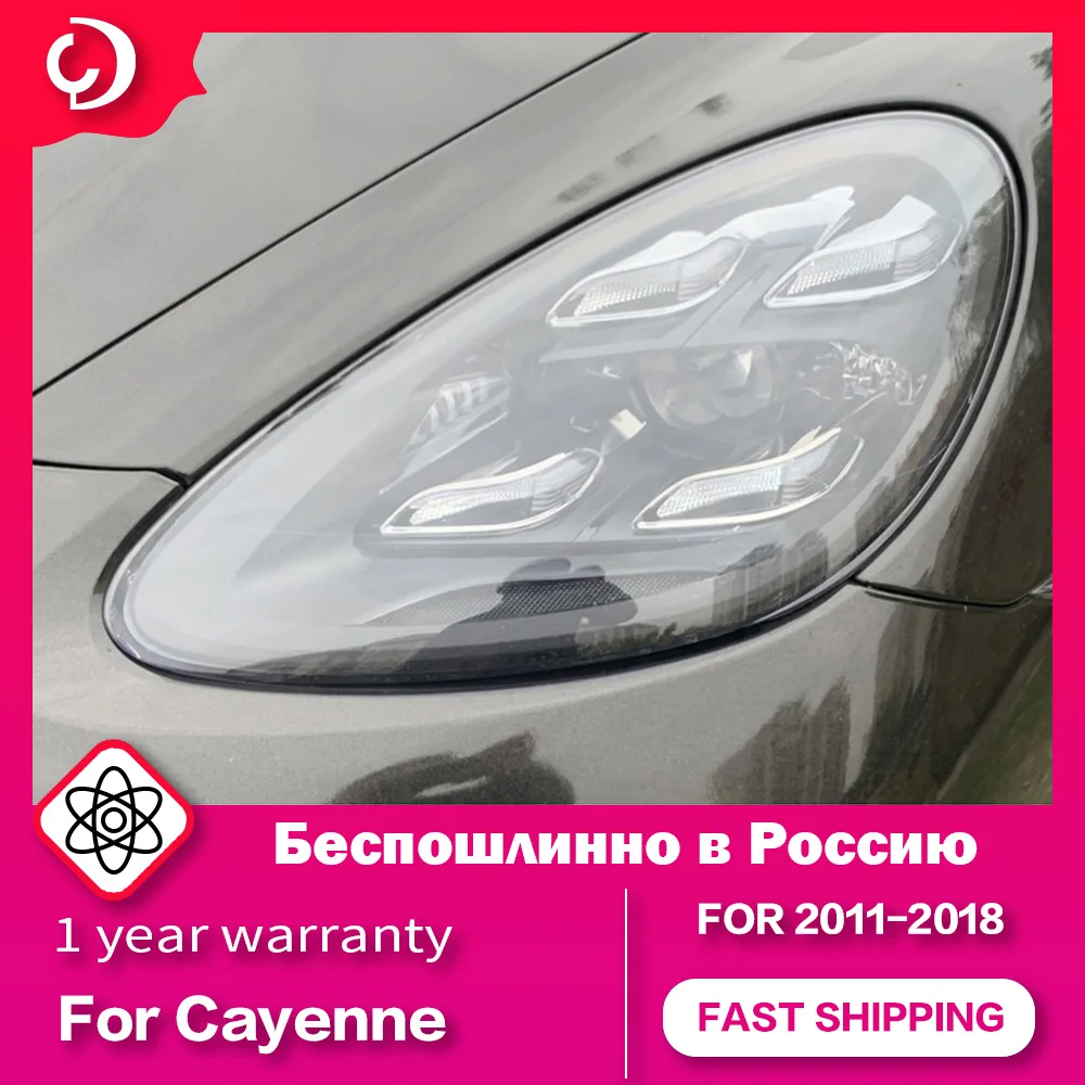 

AKD Car Styling Headlights for Cayenne 2011-2018 LED Head Lamp DRL Turn Signal Led Angel Eyes Projector Lens Accessories