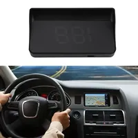 ABS PC Display Odometer Speedometer 150G Black Digital Speed HUD GPS Head Up 92*52*20mm Display Practical Replacement