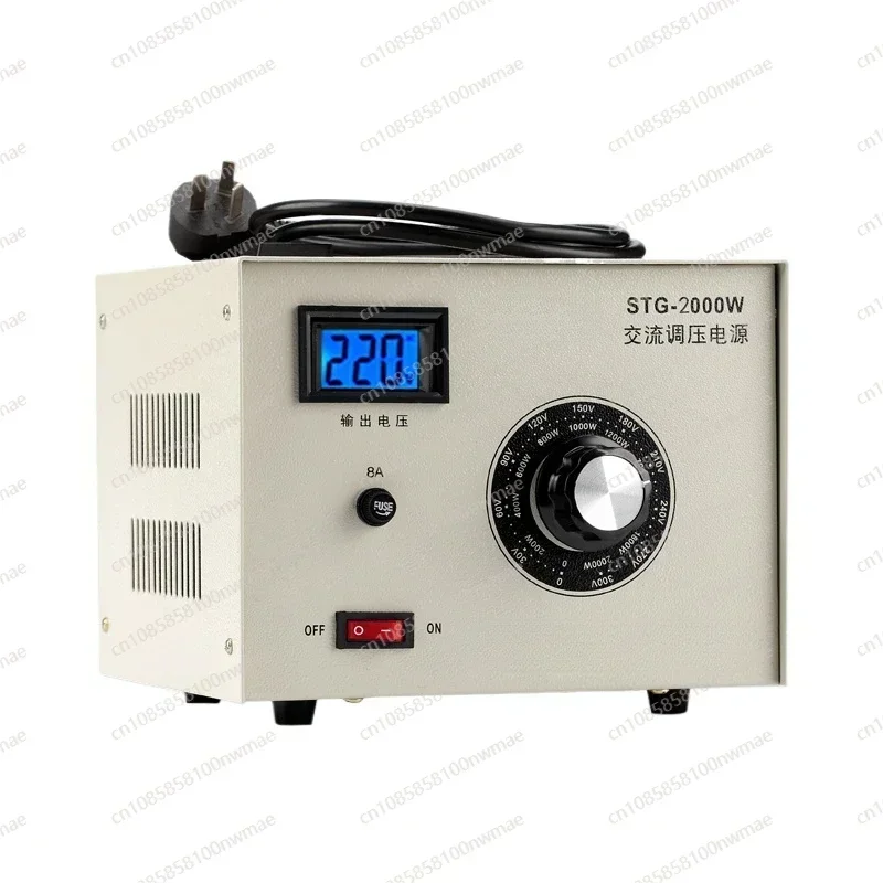 

Single-phase voltage regulator 220v AC regulation Contact type 0-300v adjustable power supply voltage regulating transformer