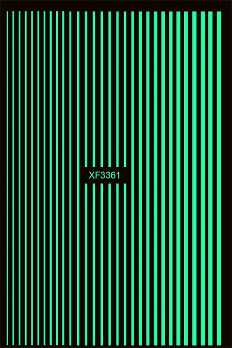 1 foglio adesivo per nail art che si illumina al buio fiocchi di neve fiamma vecchio alfabeto inglese pentagramma linea di farfalle cuore stella foglia decalcomanie