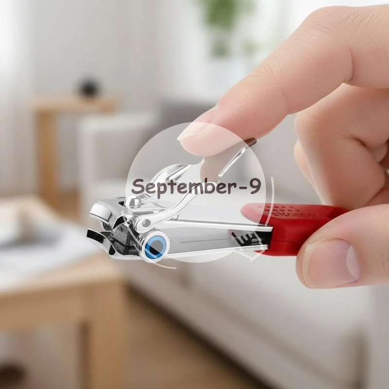 Wide Angle Titanium Alloy Nail Clipper Splash Proof Manicure Pedicure Tool for Thick Nails Family Use Essential Portable