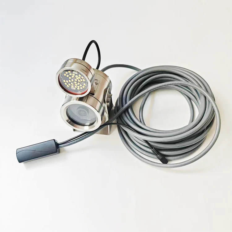 Kamera podwodna IP POE 5MP, kamera inspekcyjna do łodzi podwodnych, wykonana ze stali nierdzewnej 316L