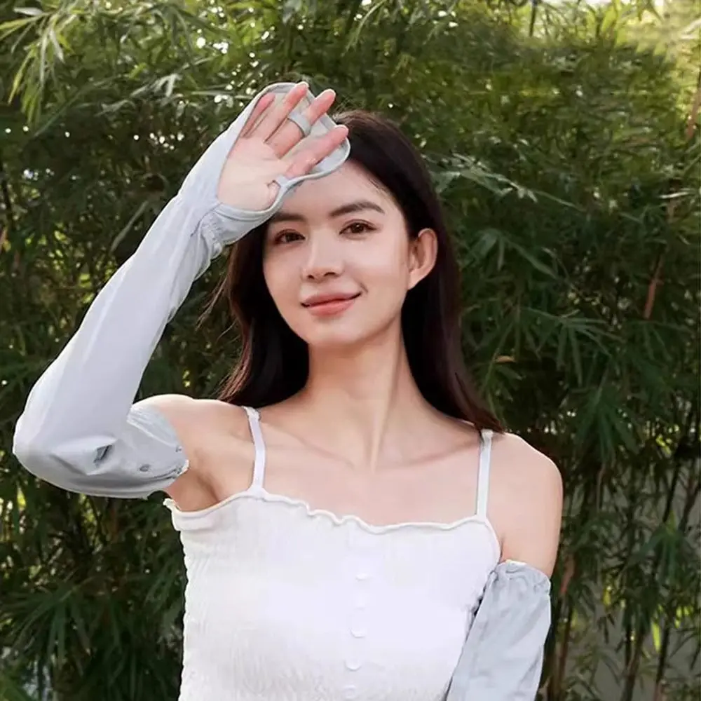 

NEW Breathable Cooling Sleeves UV Protection Slim Fit Arm Sleeves Compression Sleeve Women