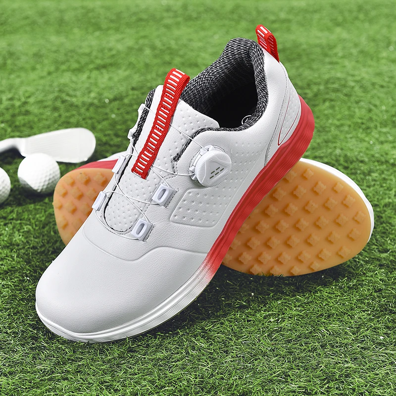 Sepatu Golf pria, sepatu Golf pasangan ringan, pakaian kaki profesional anti selip