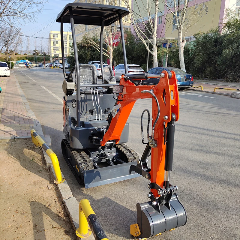 Ekskavator Mini kustom/ekskavator Mini terkecil 1.5 ton yang dapat ditarik dengan sertifikat CE/EPA