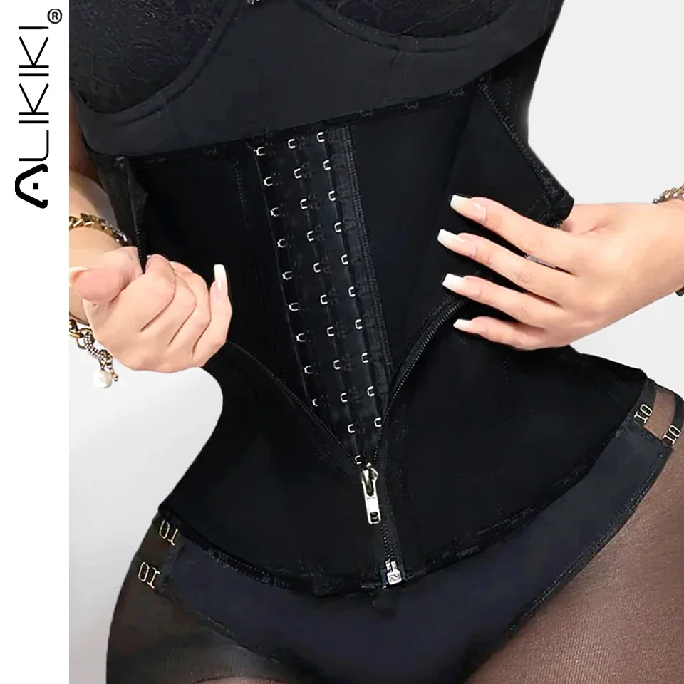 

Plus Size Waist Trainer Corset Tummy Control Body Shaper Fajas Girdles Flat Belly Modeling Belt Hourglass Shapewear For Women