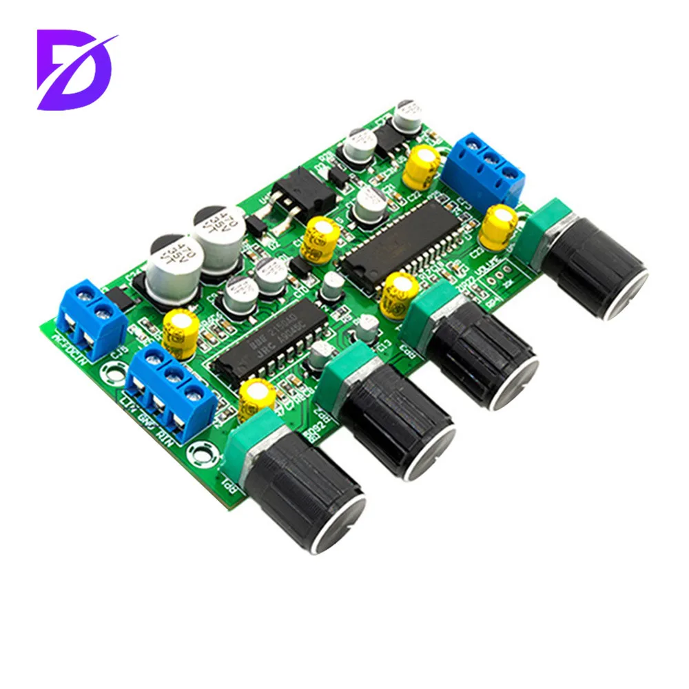 Tuning Board Dual Channel Front Board High and Low Volume Adjustment Finished Tone Preamp BBE2150+UPC1892T