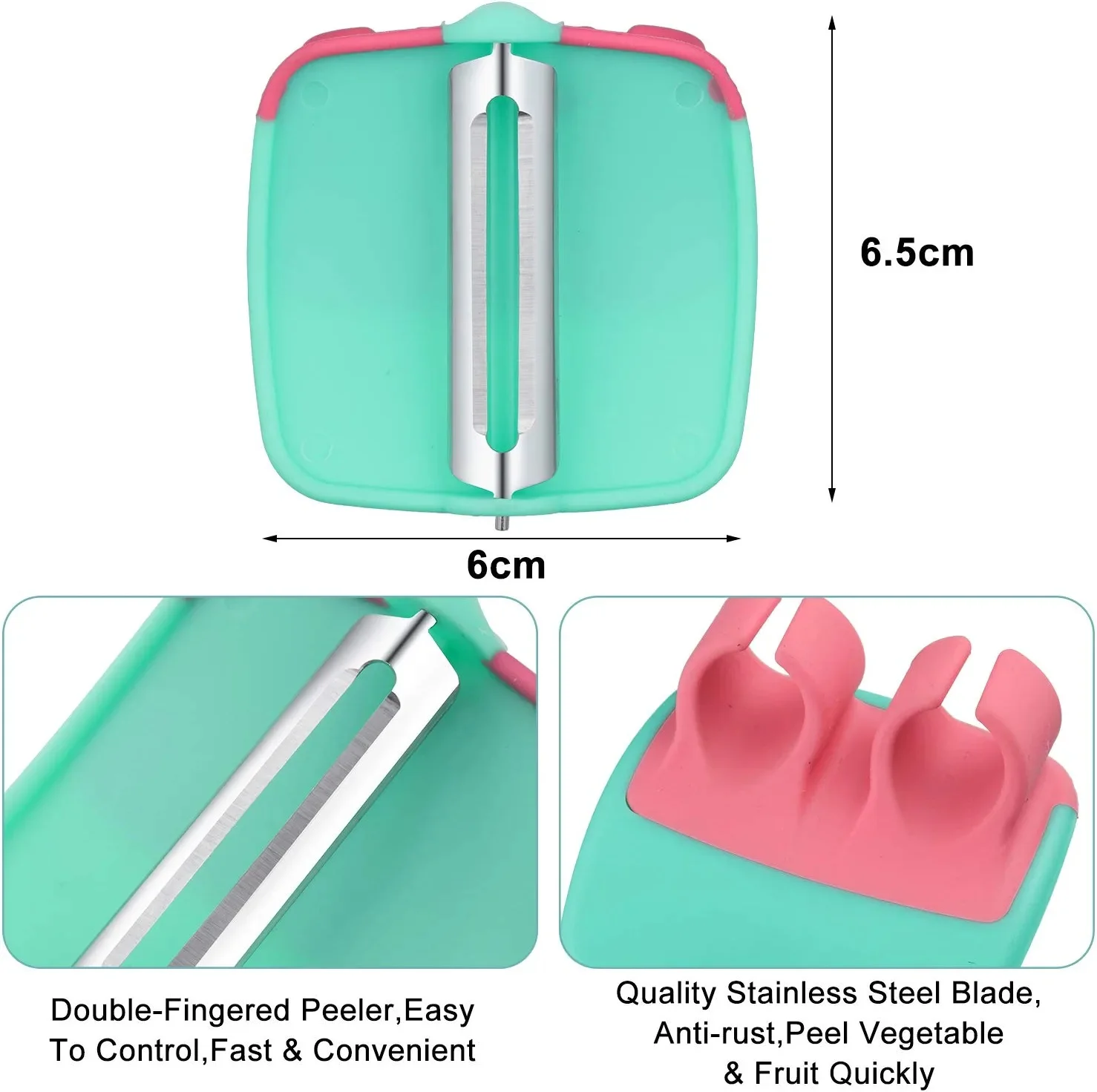 Pengupas Buah & Sayuran Pengupas Jari Pengupas Tangan Sayuran Pengupas Buah Sayuran Tangan Gadget Dapur Pengiris Buah