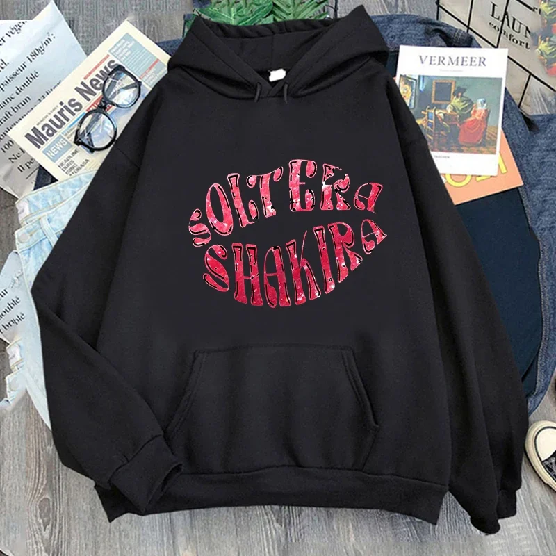 Shakira Soltera Hoodie Fans Funny Hip Hop Men Women Harajuku Vintage Fashion Sweatshirts Unisex Autumn Winter Vintage Pullovers