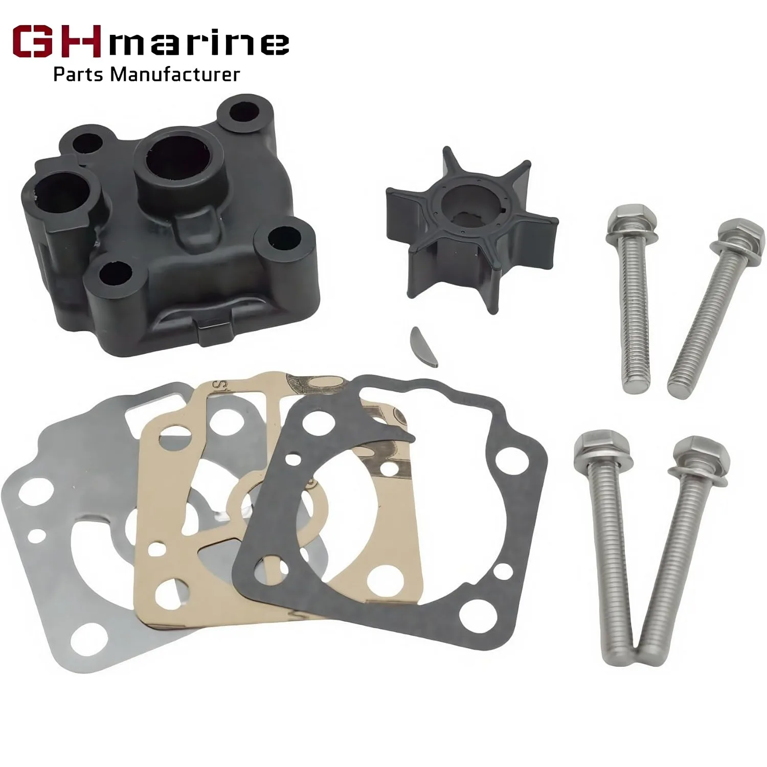 

Boat Marine 3T5-87322-3 Water Pump Impeller Kit for Tohatsu Nissan 40 50 HP 4 Stroke TLDI Outboard MD40A MD40B MD40B2 NSD40B