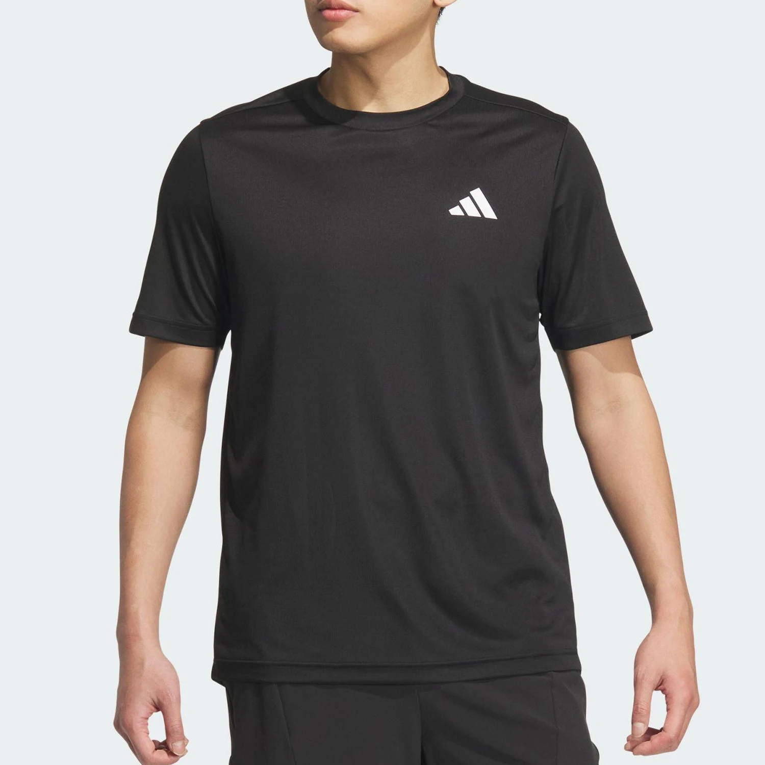 

Мужская футболка с коротким рукавом Adidas Original D2M PLAIN для занятий в спортзале KA8338