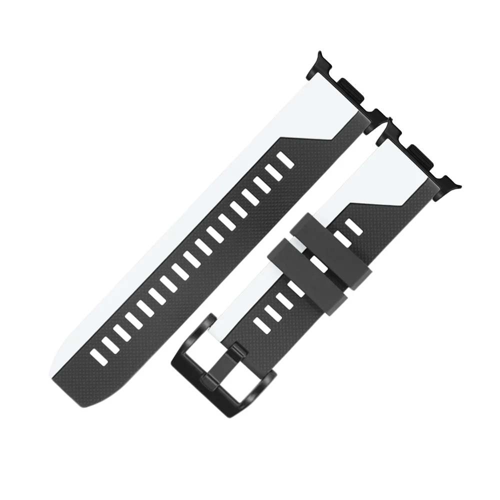 

Striped Pattern Loop Watch Band For Samsung Galaxy Watch 8 44mm 40mm Quick Release Sport Strap for Men Women Waterproof Silicone