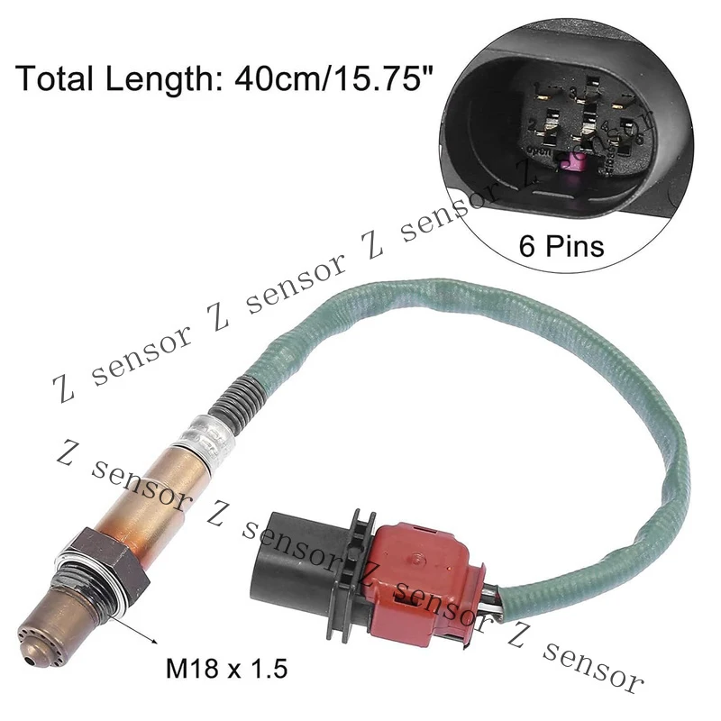 Z+ 4Pcs Up  Downstream Oxygen Sensor For 2015-2017 Ford F-150 2.7L V6 Turbocharged