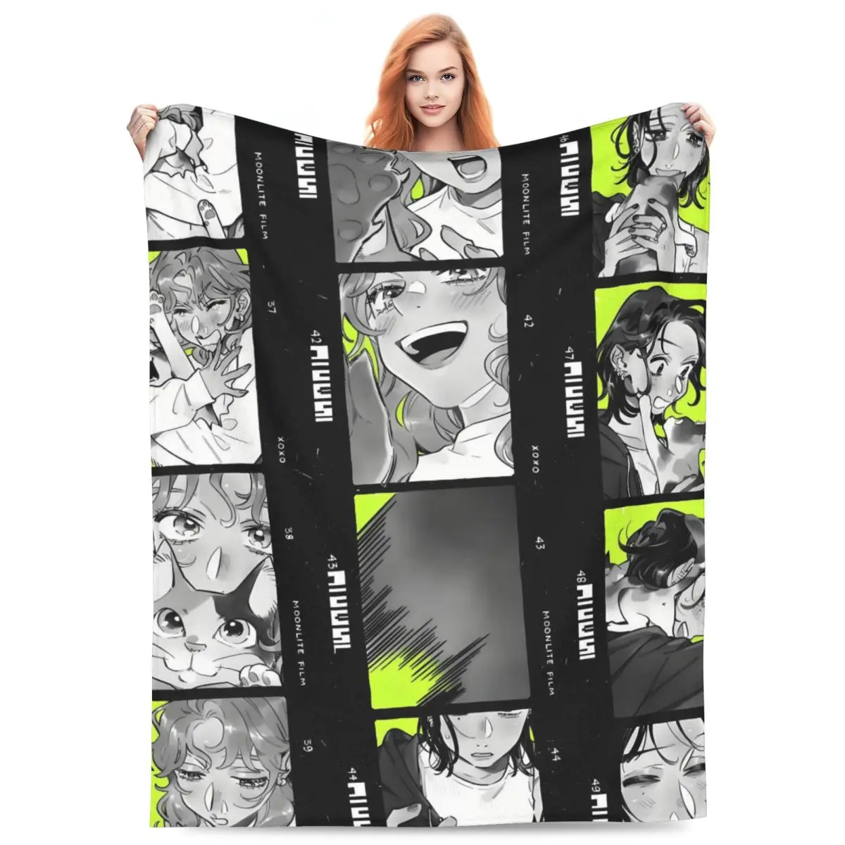 Custom The Guy She Was Interested In Wasn't A Guy At All Skicomfort Blanket 3D Print Soft Flannel Fleece Warm Throw Blankets