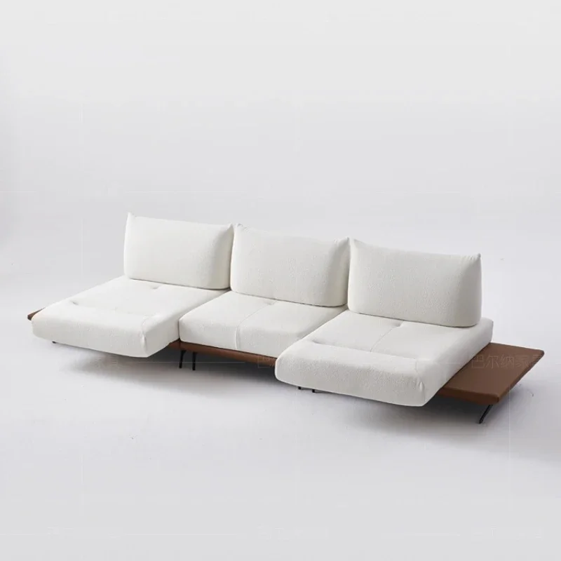 Modern Minimalist Dynamic Island Sofa Living Room Home Designer Adjustable Multifunctional Fabric Sofa