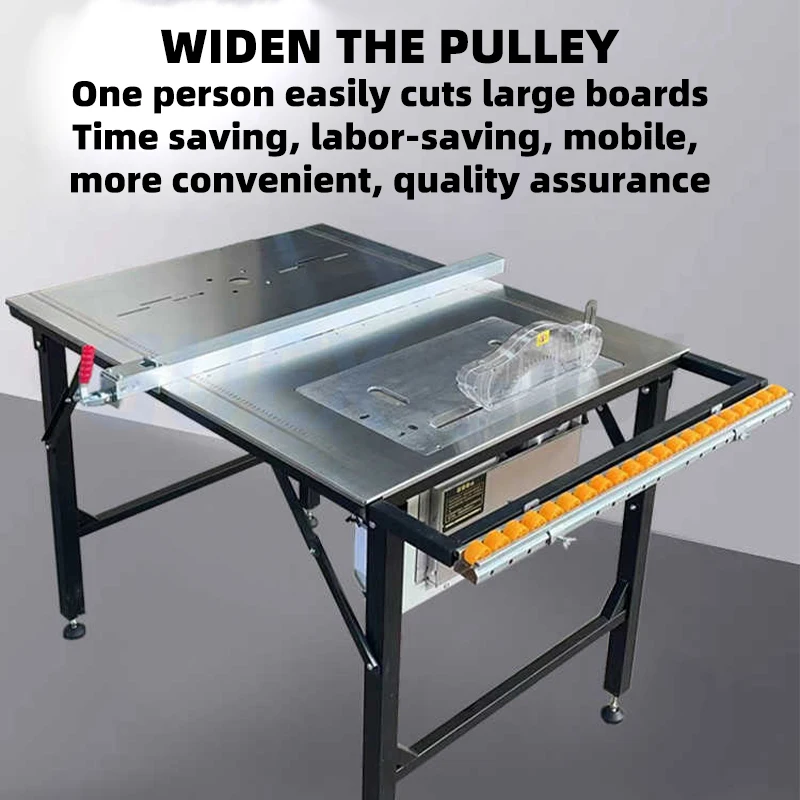 Multifunctional Woodworking Table DIY Wood Work Bench Operation Saw Table Table Saw workbench Folding Lifting Work Saw Table