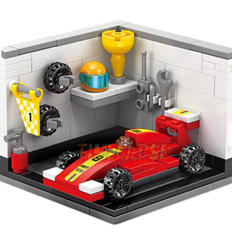 New Dream House Racer Car Doctor Painter Musician Scientist Pastry Chef Cameraman Astronaut Building Blocks Kit Brick Toy Model view 5