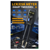 FNIRSI LCR-ST1 Mini Smart Tweezer LCR SMD ESR Tester Resistance Capacitance Inductance Continuity Diode Measurement Test