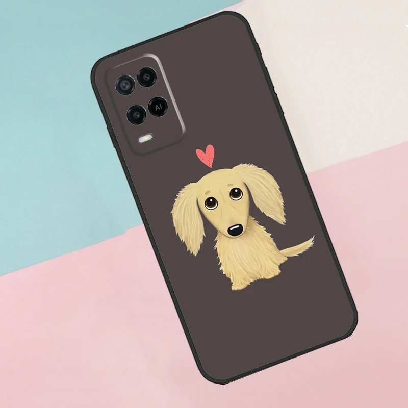 الكرتون الألماني الكلب ل ممن لهم A40 A60 A80 A18 A38 A58 A78 A98 A79 A16 A76 A96 A15 A74 A94 A54 A77 A17 جراب هاتف