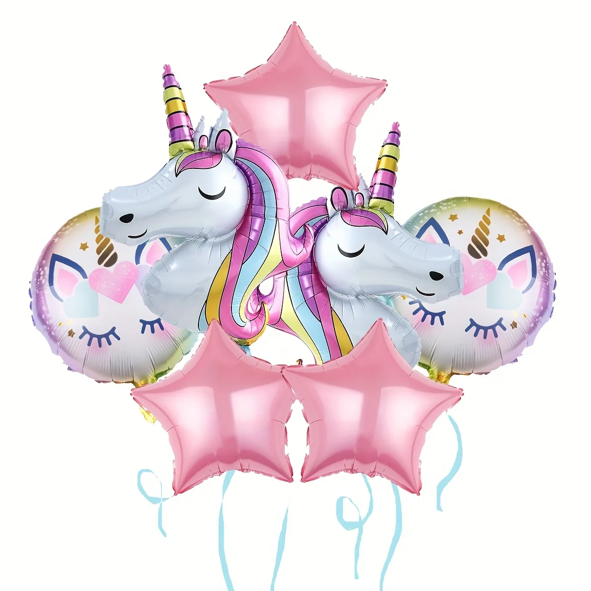 1 مجموعة قوس قزح يونيكورن موضوع احباط بالونات حفلة عيد ميلاد الديكور الاطفال اللعب الهواء Globos استحمام الطفل زينة الزفاف الهدايا