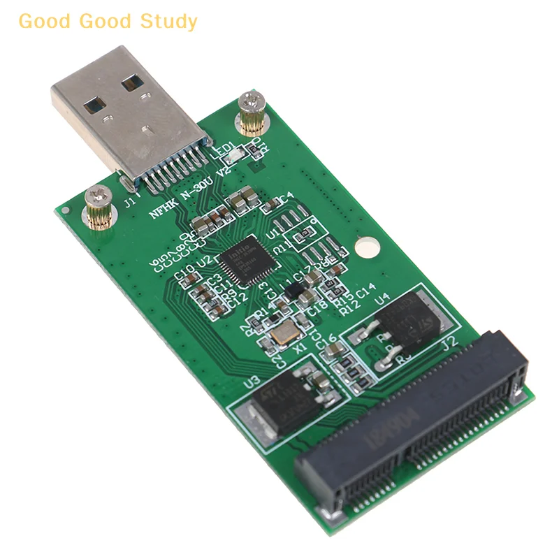 Mini USB 3.0 to PCIE mSATA External SSD PCBA Conveter Adapter Card #265491