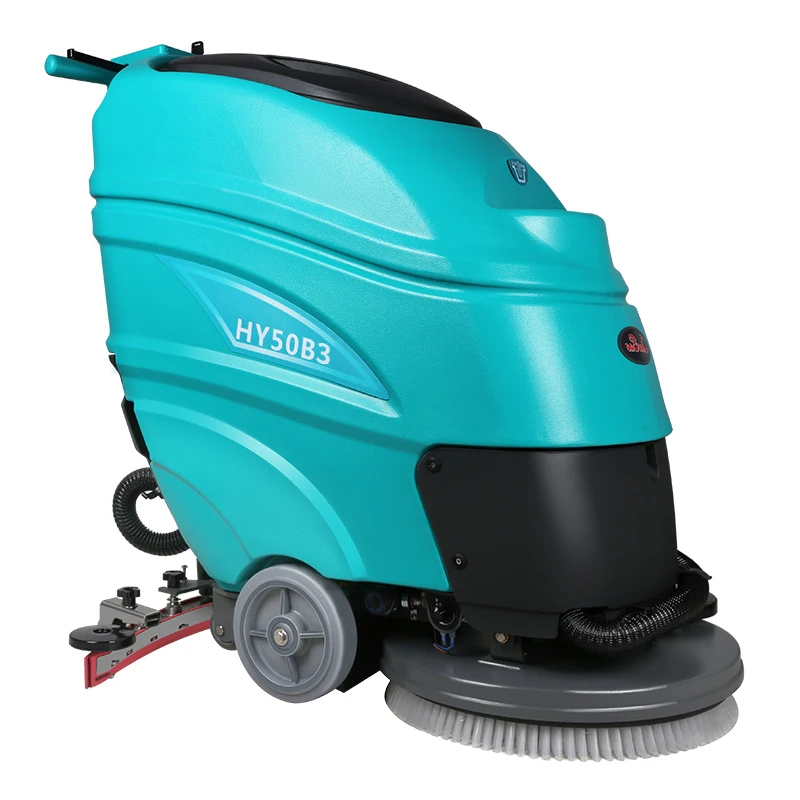 

Industrial washing machine hand push battery type spray sweep suction machine commercial